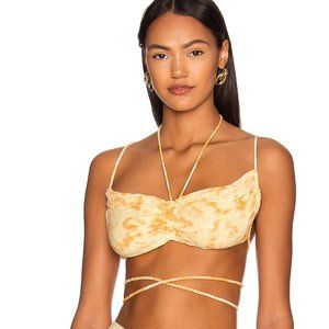 Gold Marble Strappy Top, New with Tags